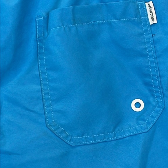 Maamgic Swim Trunks Shorts Lined Bright Blue Mesh Size Medium Quick Dry - Picture 6 of 8